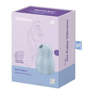 Stimulateur Vibrateur Double Air vert Satisfyer - vue de dos