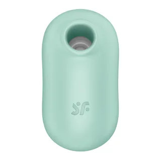 Stimulateur Vibrateur Double Air violet Satisfyer - vue de dos - Vert