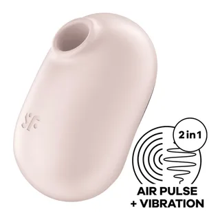 Stimulateur Vibrateur Double Air violet Satisfyer - avec sa base