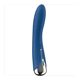 Spinning Vibe 1 Satisfyer - vue de profil - Bleu