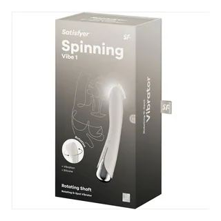 Spinning Vibe 1 Satisfyer - avec son échelle de taille