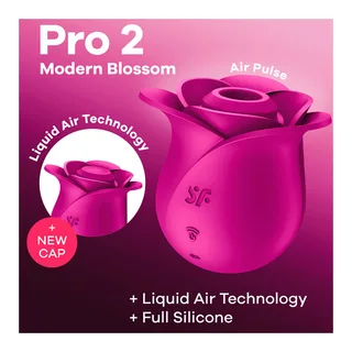 Stimulateur clitoridien Pro 2 Fleur Air Pulse Satisfyer vue 6