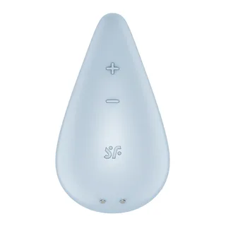 Vibrateur Dew Drop Lay-on Satisfyer - vue de dos - Bleu