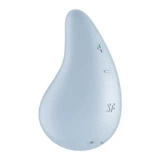 Vibrateur Dew Drop Lay-on Satisfyer - avec sa base - Bleu