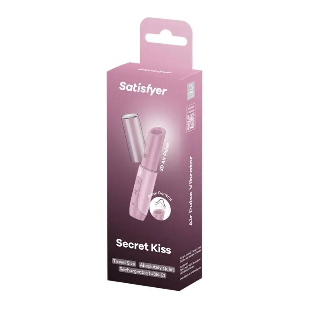 Stimulateur clitoridien rose, format portable rechargeable, autre vue 6