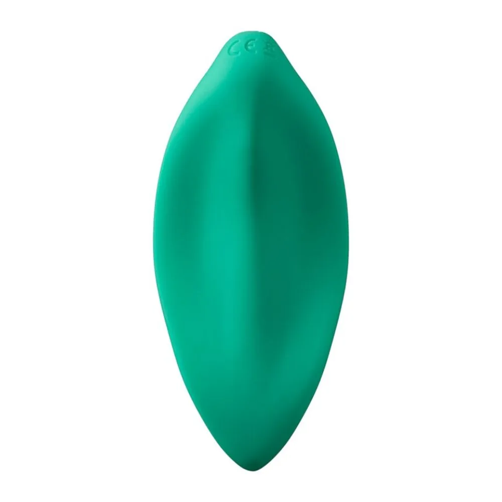 Stimulateur clitoridien silicone turquoise rechargeable, autre vue 3