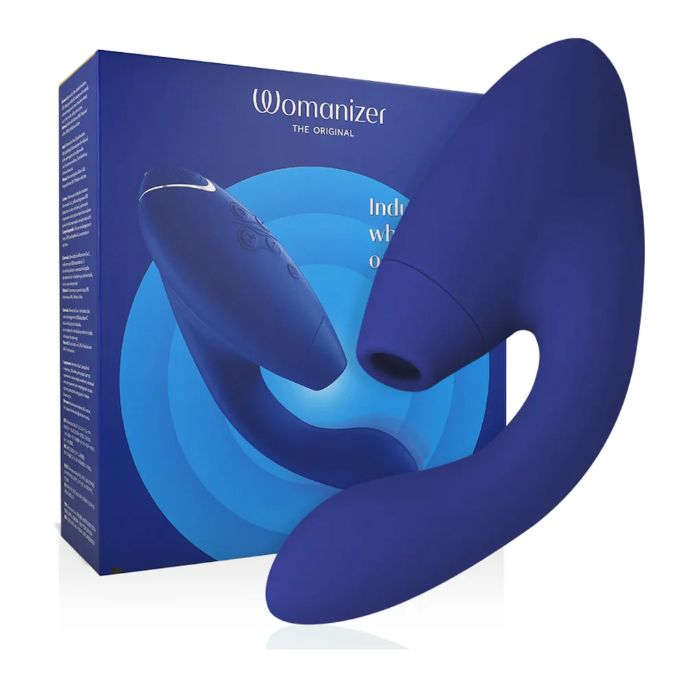 Vibromasseur rabbit noir en silicone avec deux branches courbes, tige centrale et zones texturées, accents dorés, présenté sous trois angles sur fond blanc