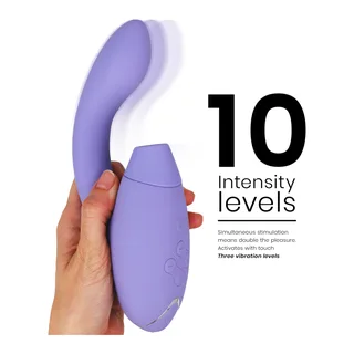 Duo 2 Stimulateur Womanizer - avec son échelle de taille - Lilas
