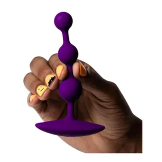 Amp Perles Anales Silicone Romp - détail de la texture