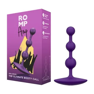 Amp Perles Anales Silicone Romp - avec sa base