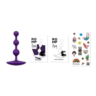 Amp Perles Anales Silicone Romp - vue en gros plan