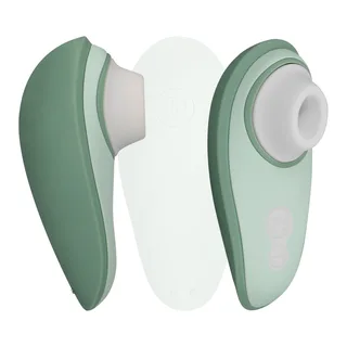 Stimulateur clitoridien Liberty 2 Womanizer - détail de la texture - Vert clair