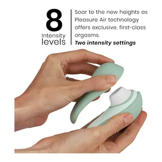 Stimulateur clitoridien Liberty 2 Womanizer - avec son échelle de taille - Vert clair