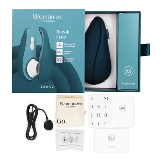 Stimulateur clitoridien Liberty 2 Womanizer - avec sa base