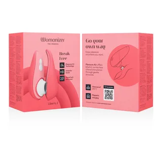 Stimulateur clitoridien Liberty 2 Womanizer - vue de dos - Rose