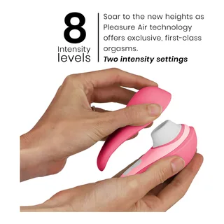 Stimulateur clitoridien Liberty 2 Womanizer - avec son échelle de taille - Rose