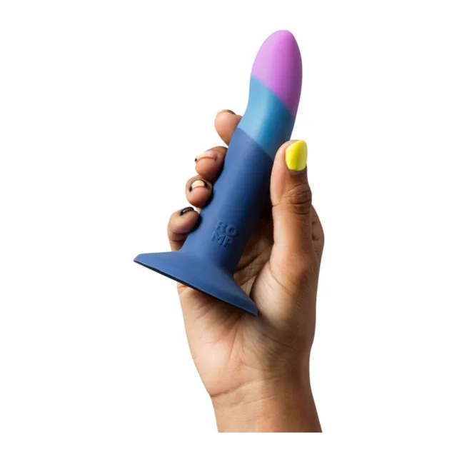 Piccolo Godemichet Silicone avec ventouse tricolore