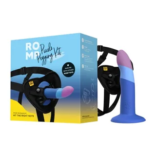 Piccolo Godemichet Silicone Ventouse 14 Romp - détail de la texture