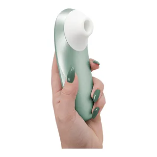 Stimulateur Clitoridien a Air Womanizer - détail de la texture - Vert