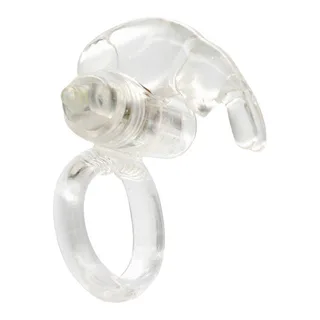 Cockring Anneau Vibrateur Silicone Seven Creations - Transparent
