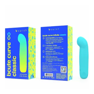 Vibrateur Silicone Rechargeable Bcute B Swish - vue de profil