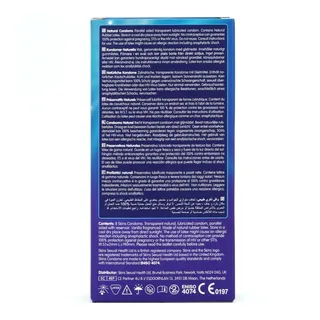 Préservatifs Naturels Pack de 8 cm Skins vue 3