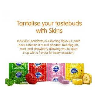 Pack Préservatifs Multi-saveurs Skins vue 4