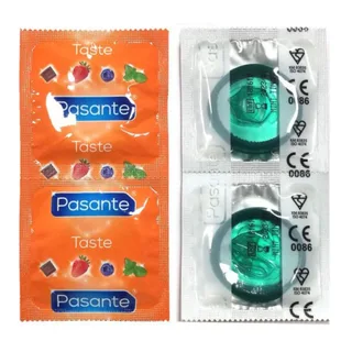 Préservatifs Saveur Menthe Sac Pasante