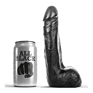 Gode Réaliste Doux All Black vue 2