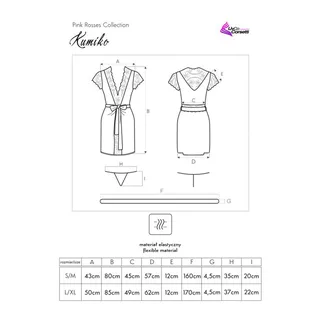 Robe Chambre Culotte Kumiko Livco Corsetti Fashion - avec sa base
