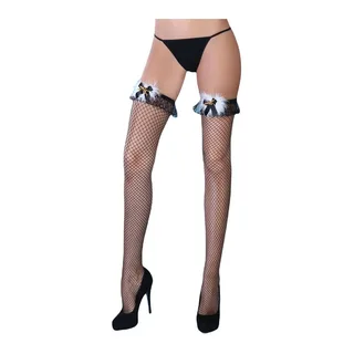 Livco Corsetti Stockings Pearl Black Bas vue 4