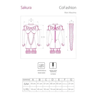 Combinaison Sakura Livco Corsetti - détail de la texture