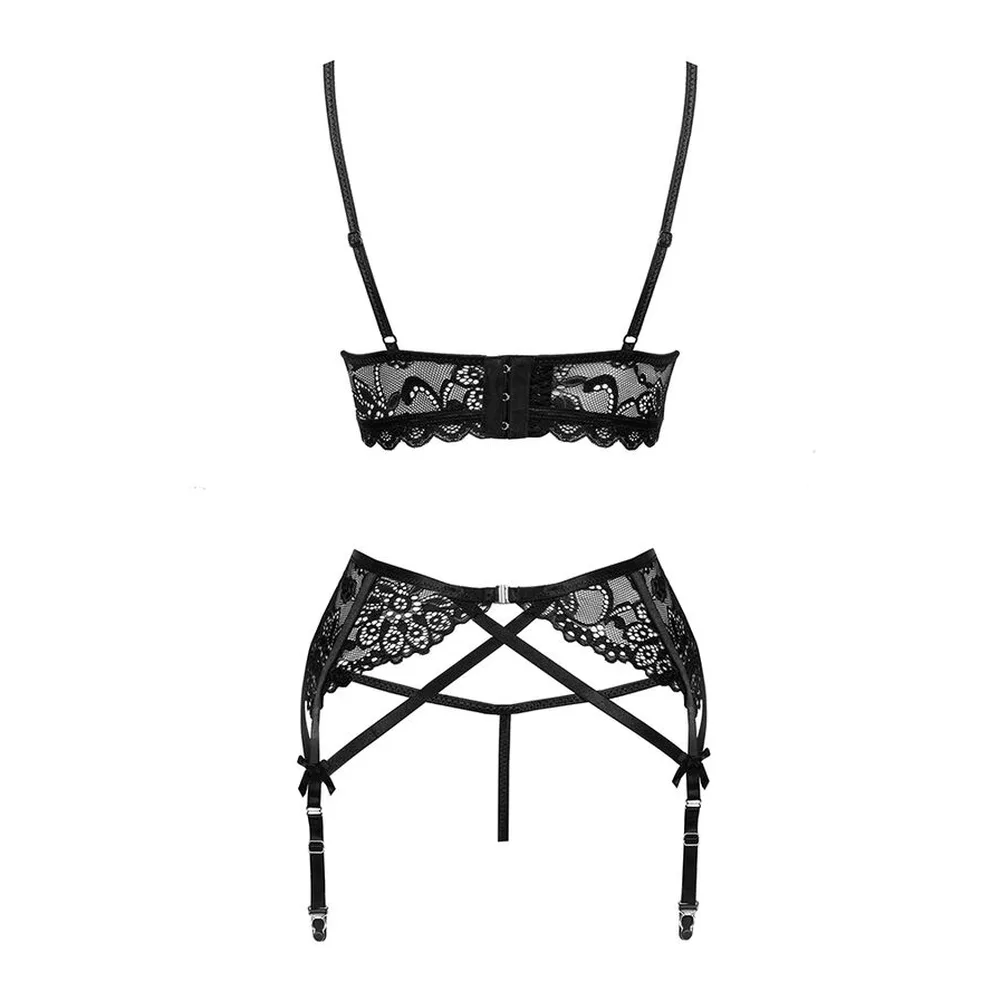 Moridam Soutien-gorge + Jarretelle + Culotte