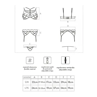 Soledad Soutien-gorge Culotte Jarretelle vue 4