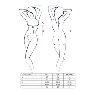 Femme Katriss Corset Passion - vue de dos