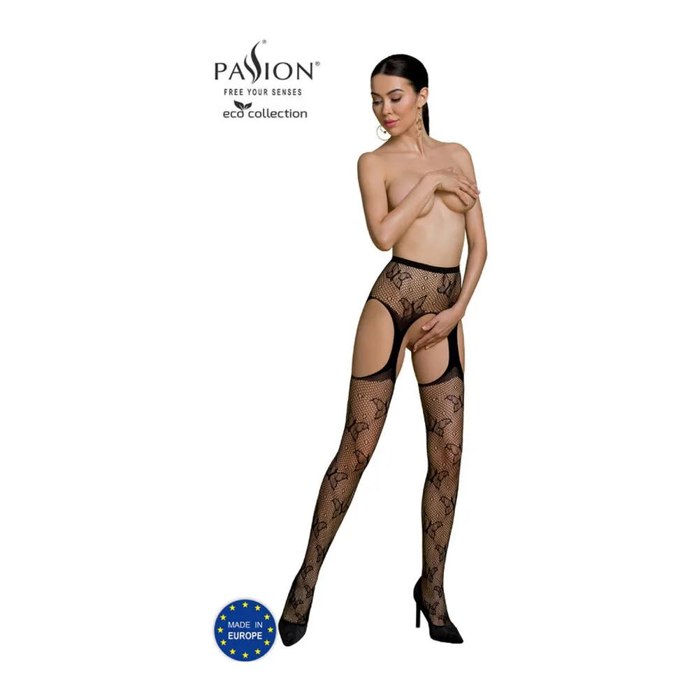 Trois femmes portant des bodystockings ouverts : modèle noir à motifs dentelle, modèle rouge uni et modèle blanc cassé ajouré, tous en mailles fines avec découpes intégrées