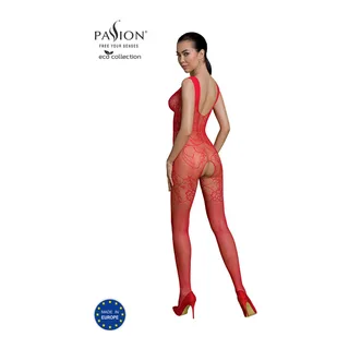 Bodystocking intégral dentelle florale, fils recyclés, autre vue 2