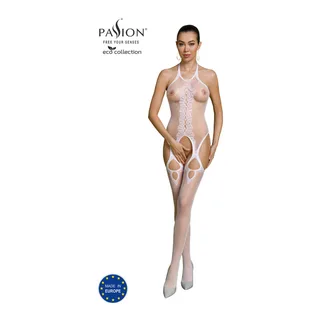 Bodystocking Eco bs013 rouge Passion - vue de dos
