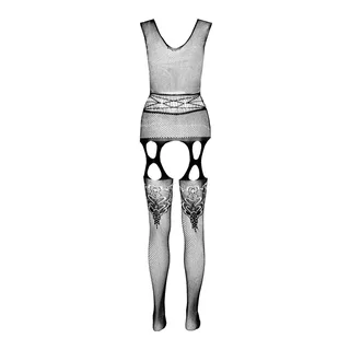 Bodystocking Eco bs014 noir Passion - détail de la texture