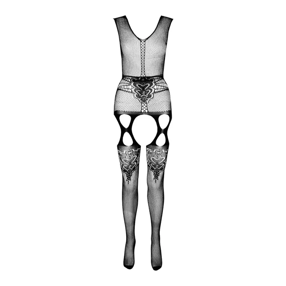 Bodystocking Eco bs014 noir Passion