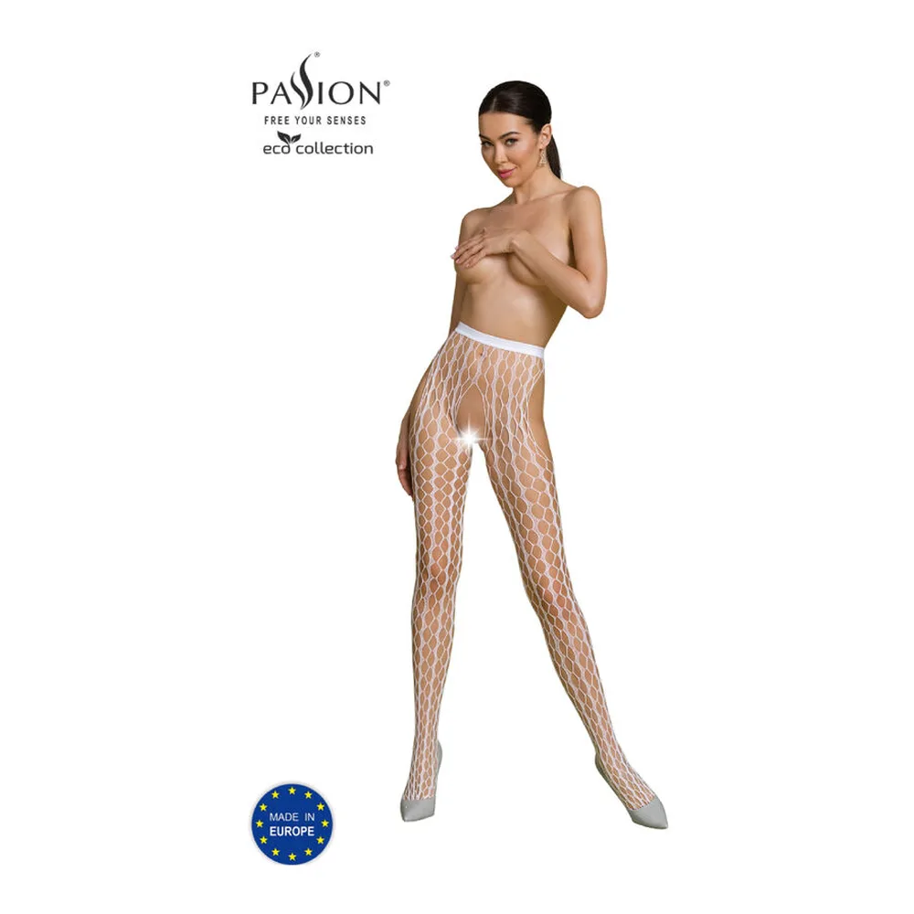 Trois bodystock ajourés présentés sur mannequins : modèle noir à mailles hexagonales, modèle rouge vif à motif géométrique, modèle blanc cassé à maille aérée régulière, chacun avec bande taille et pieds