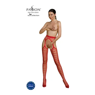 Bodystocking Eco s008 rouge Passion - vue de dos