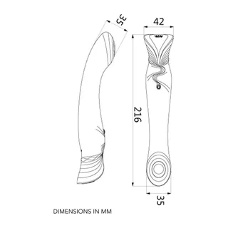 Reine G-spot Puls Wave Zalo - avec son échelle de taille