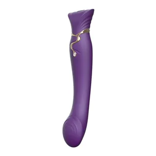 Vibromasseur point G Reine G-spot Puls Wave Zalo - Violet