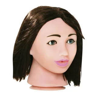 Baise-Moi Méga Masturbateur Visage Extreme Toyz - vue de profil - Marron