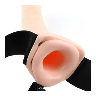 Gode Harnais Creux Vibrant Élastique