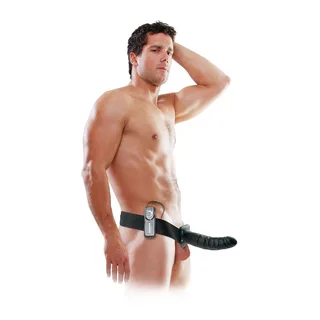 Gode Harnais Creux Vibrant Élastique