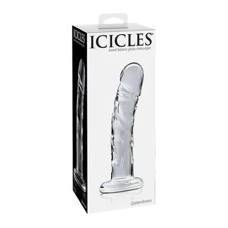Gode Masseur Verre N°62 Icicles vue 2