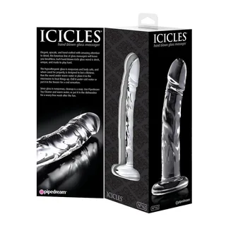 Gode Masseur Verre N°62 Icicles vue 3