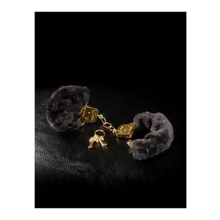 Manchettes Deluxe Fetish Fantasy Gold - détail de la texture